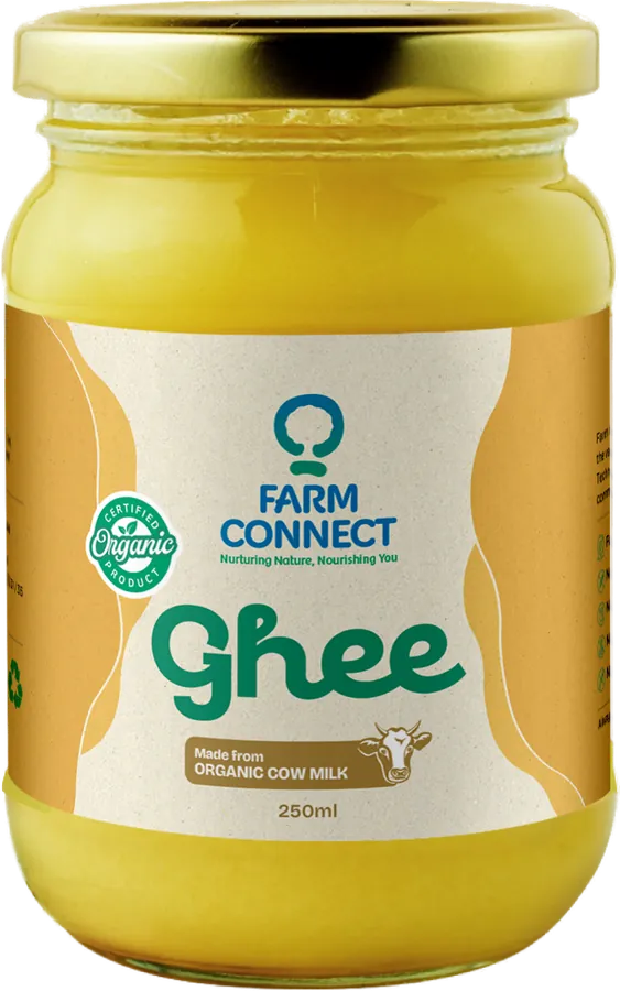 FarmConnect organic cow ghee jar